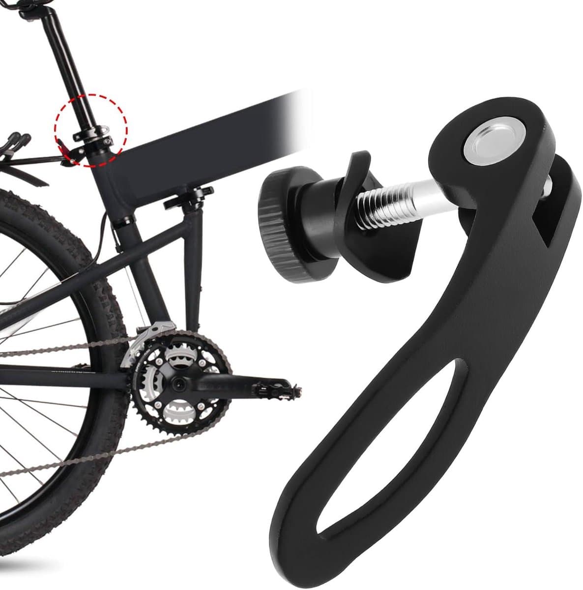 Allecto Plus - 2 stuks Universele Zadelpen Klem Moer M5x32mm voor Mountainbike en Vouwfiets thumbnail 5