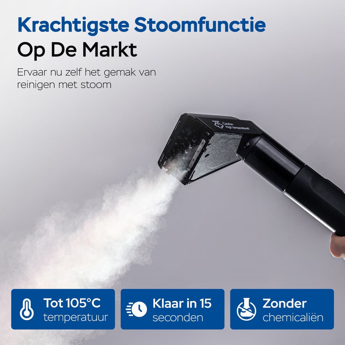 Qclean Tapijtreiniger PRO 4-in-1 met stoom & sterilisatie thumbnail 4