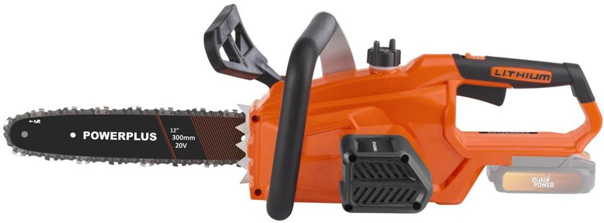 Powerplus Dual Power Accu-kettingzaag POWDPGCSS1 - Snoeizaag op batterij van 20 V, met accu en lader, zaagblad van 30 cm, automatische kettingsmering thumbnail 4