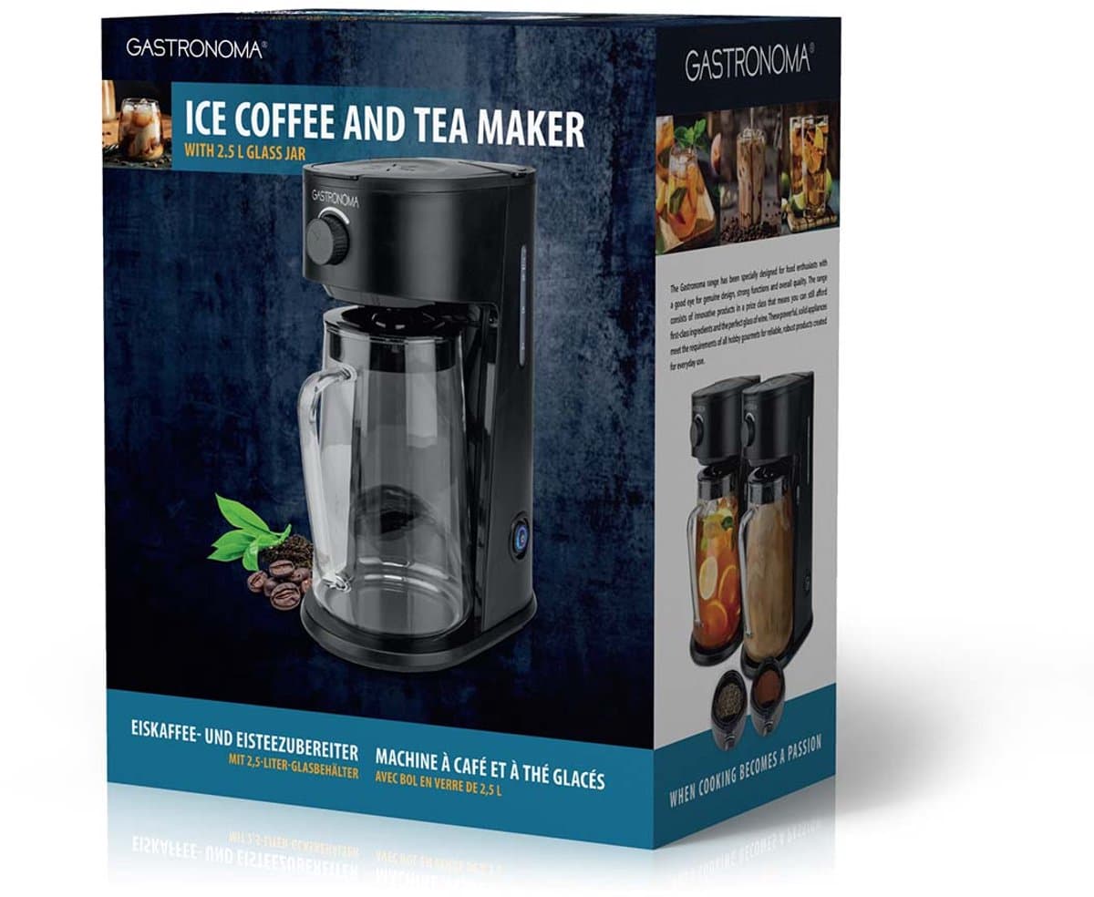 Gastronoma IJskoffie en IJsthee maker - 2.5L - IJskoffie machine - 18100004 - Zwart thumbnail 6