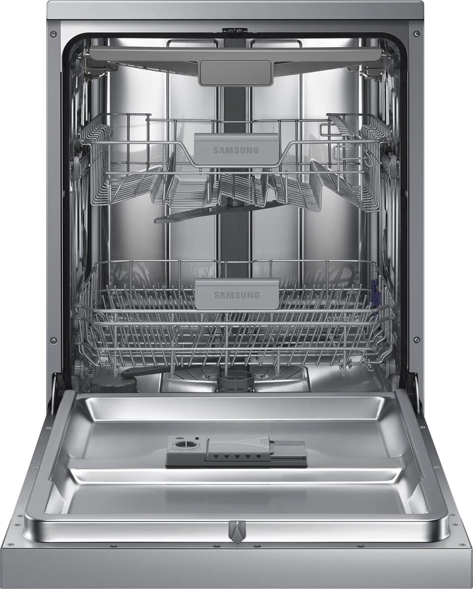 Samsung DW60M6050FS - Vrijstaande vaatwasser - Besteklade - RvS - Uitgestelde start timer - AquaStop-functie - 44 dB thumbnail 3