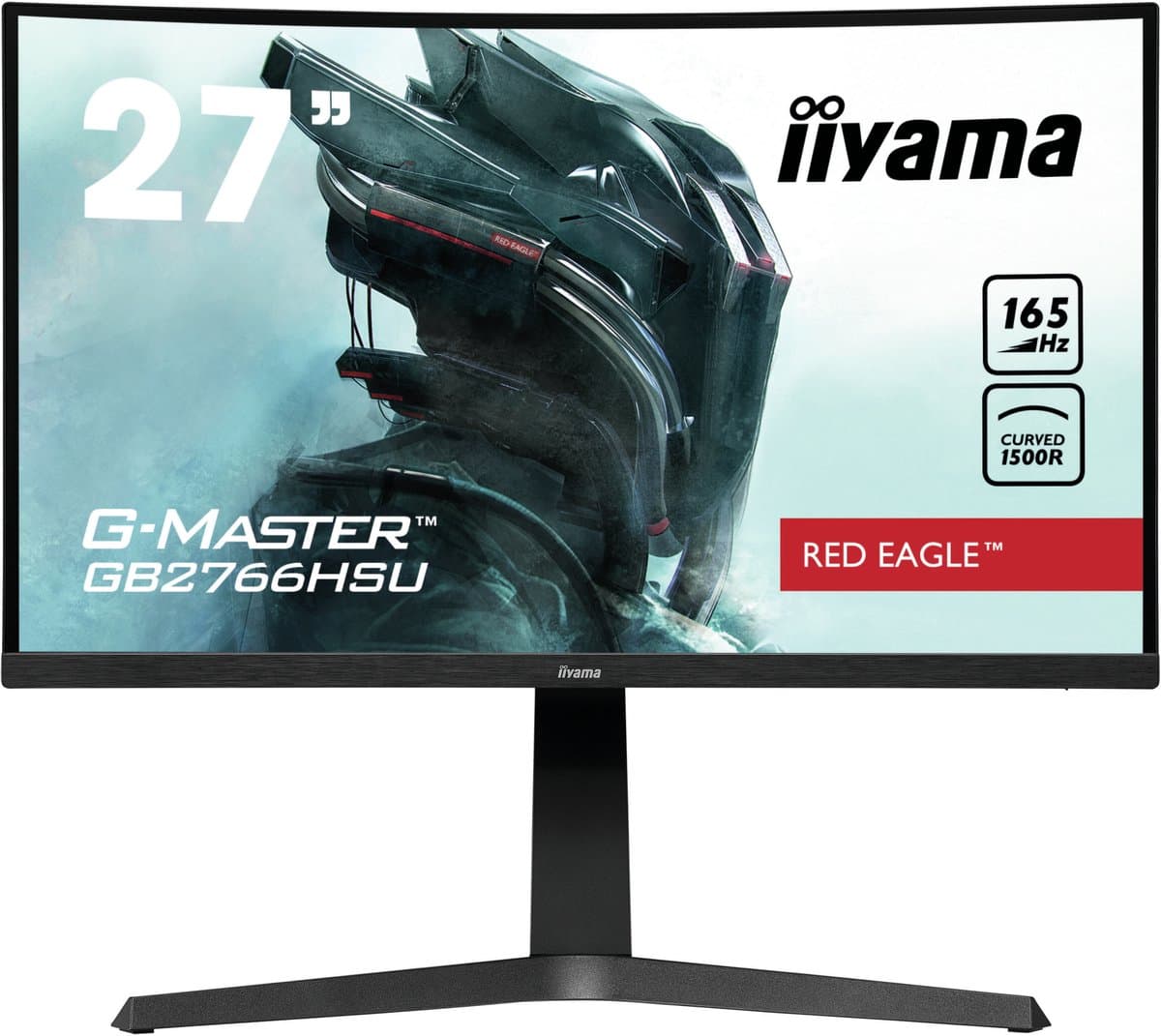 iiyama G-Master GB2766HSU-B1 Red Eagle - 27" curved gaming thumbnail 3