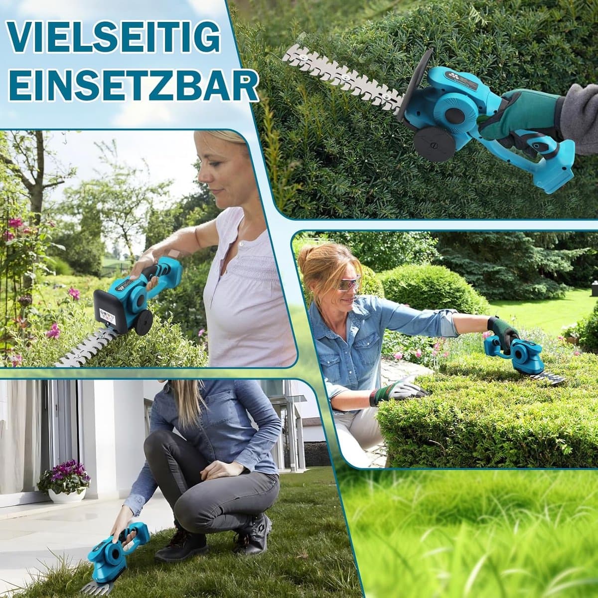 Buxusschaar met Accu - Heggenschaar - Mini Kettingzaag thumbnail 6