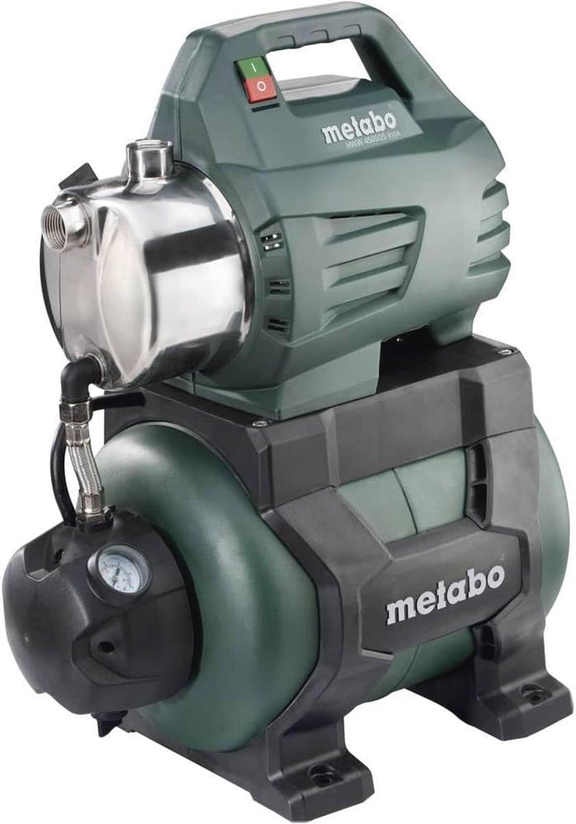Huiswaterpomp 4500 l/u - 1300 W: Hoogwaardige Inox Pomp voor Tuin en Huishoudgebruik