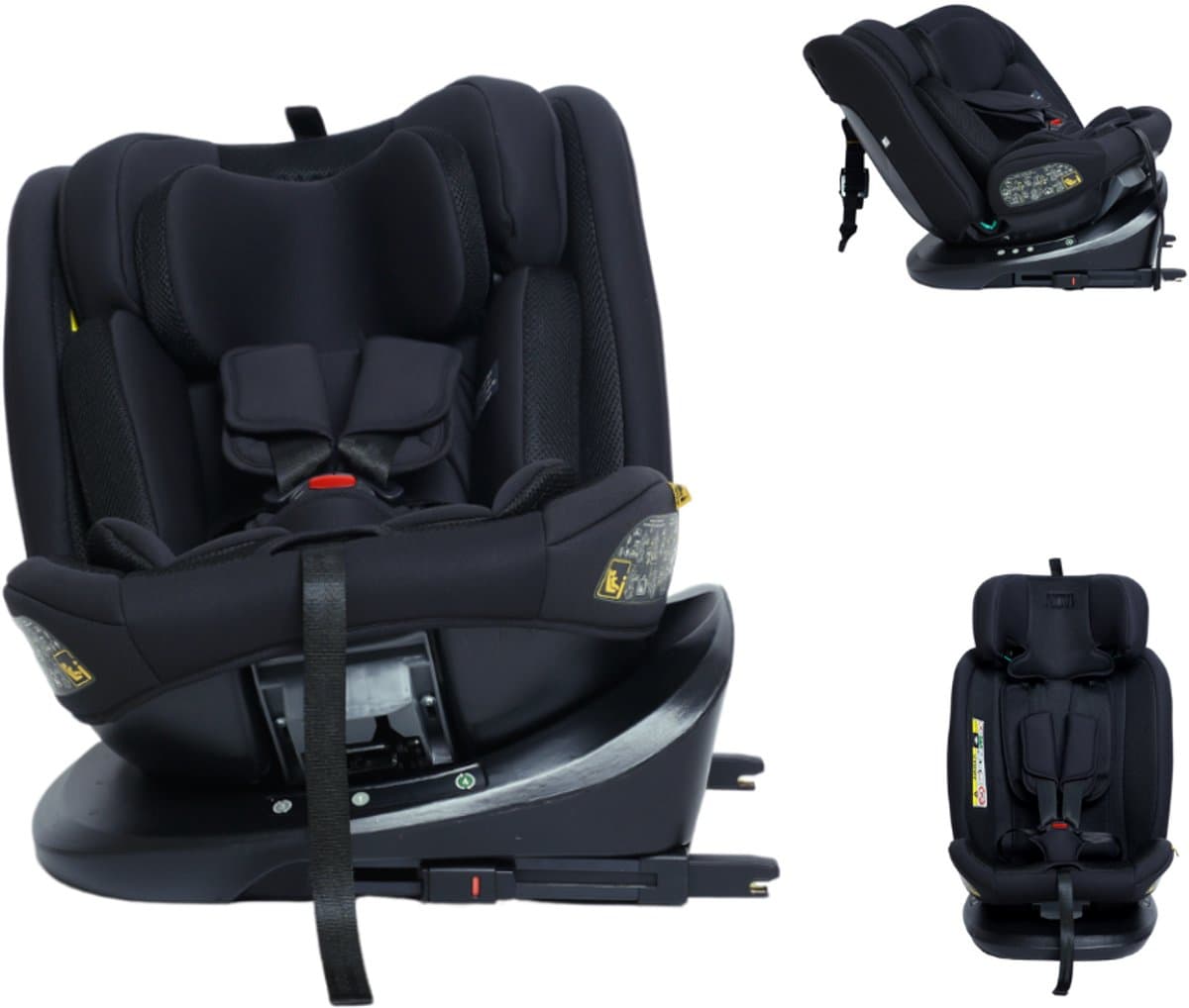 Novi Baby Goliath Go I-size Autostoel - Groep 0-1-2-3 - Isofix - Draaibaar - Zwart thumbnail 5