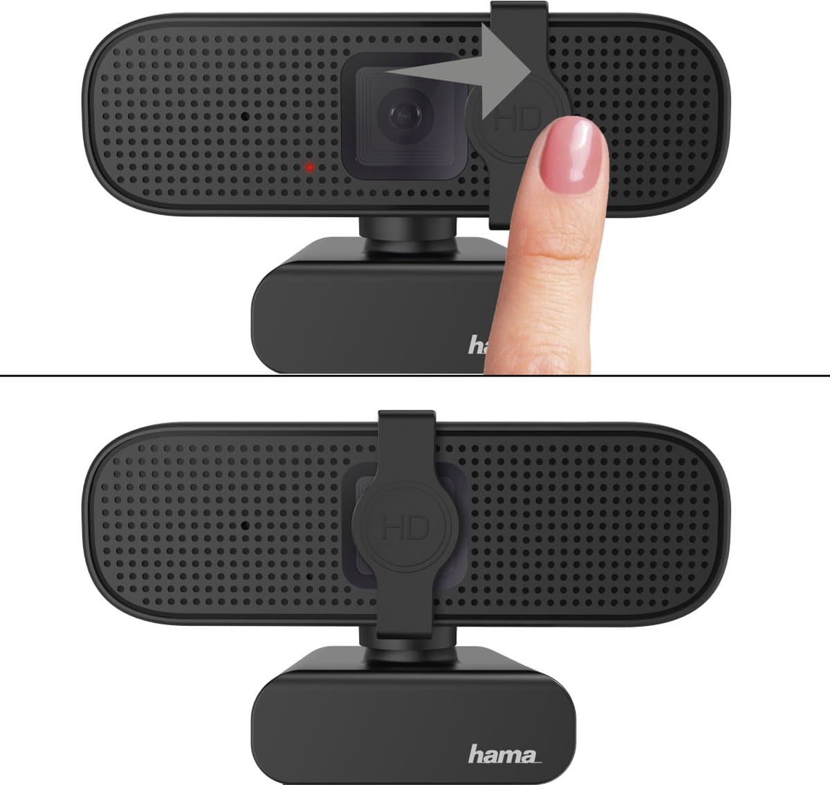 Hama C-400 Full HD-webcam 1920 x 1080 Pixel Klemhouder thumbnail 2