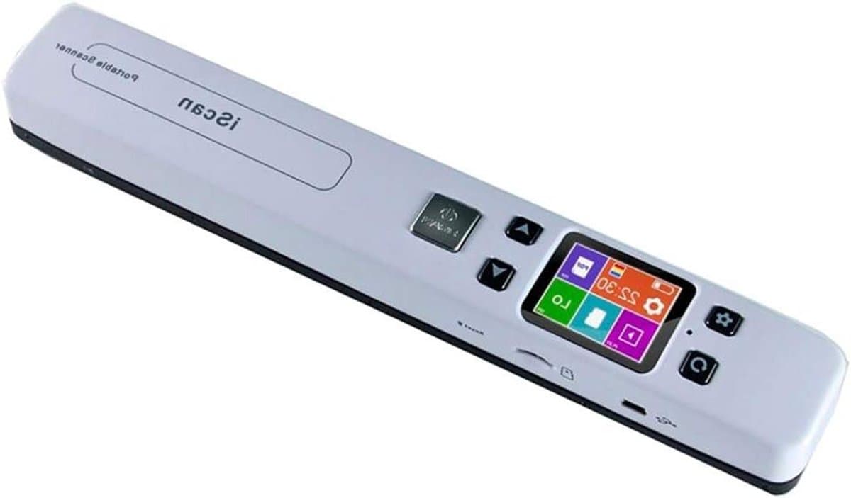 Draadloze Documentenscanner - Wifi Scanner Mobiel - Documenten Scannen - 1050 DPI Resolutie - A4 formaat - Zwart