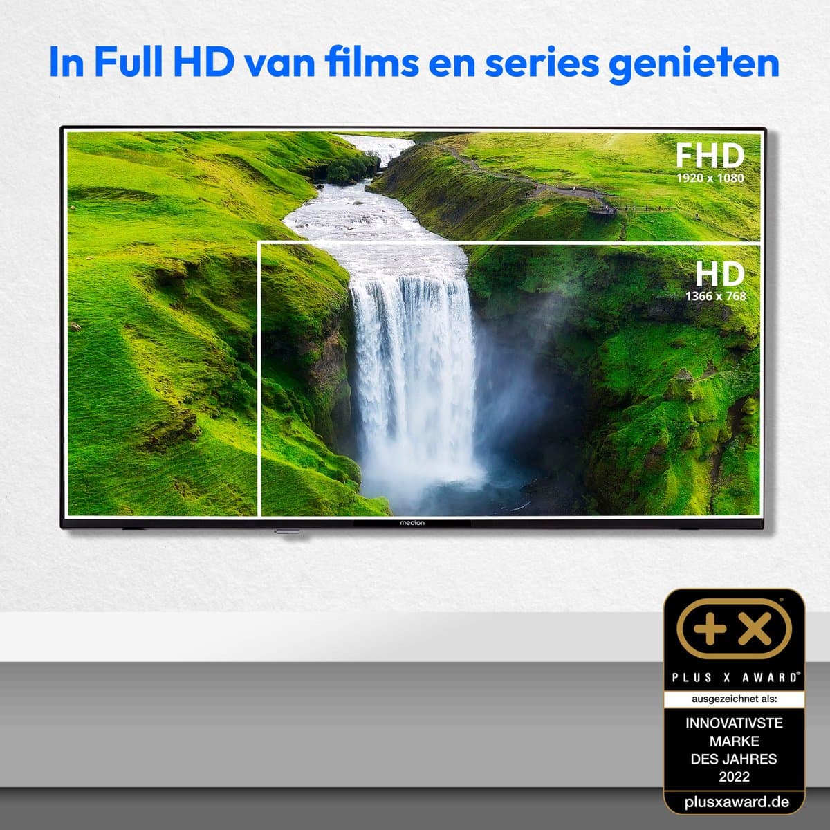 MEDION 108 cm 43" Full HD TV Android TV Smart TV HDR Prime Video PVR Bluetooth, MD843100 thumbnail 7