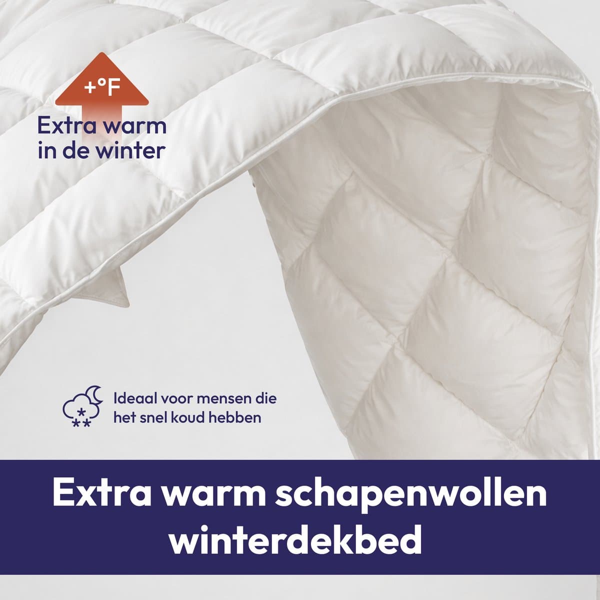 Comfeur Winterdekbed Schapenwol - Warm en Ademend thumbnail 7