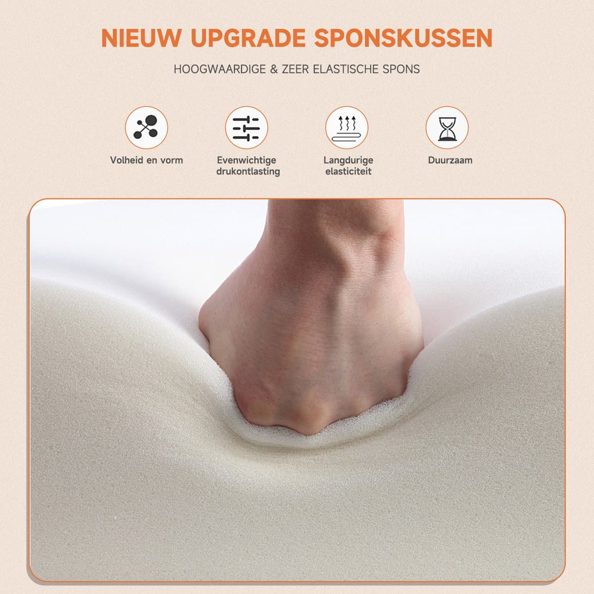Ergonomische Bureaustoel - Mesh Office Chair - In Hoogte Verstelbaar - Vaste Armleuningen - 113 kg Draagvermogen thumbnail 3