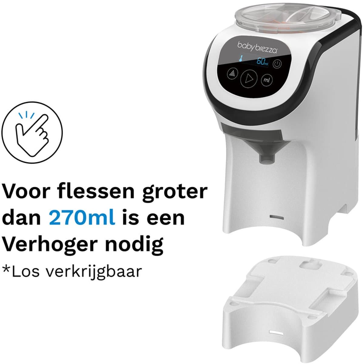 Baby Brezza Formula Pro Mini – Compacte Flesvoeding Maker – Babyfles Apparaat - Wit thumbnail 5