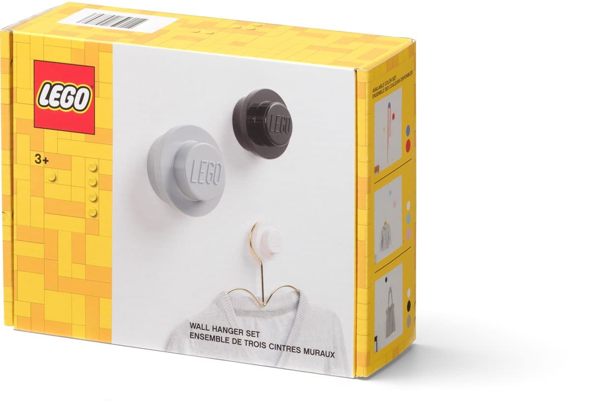 Room Copenhagen LEGO Wall Hanger: set van 3 wandhaken