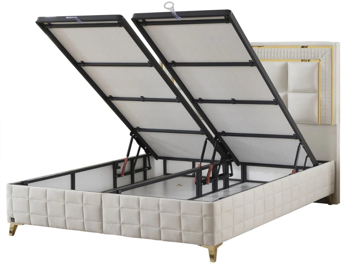 BSS Bedding WoolTouch - Boxspring - Complete Boxspring - 180x200 - Inclusief Dekbed - Kingsize Boxspring - Bedden - Natuurlijke Schapenwol - Luxe Bed Set - Slaapkamerbed - 1 x Matras met Topper, 2 x Bedbox, 1 x Hoofdbord thumbnail 8