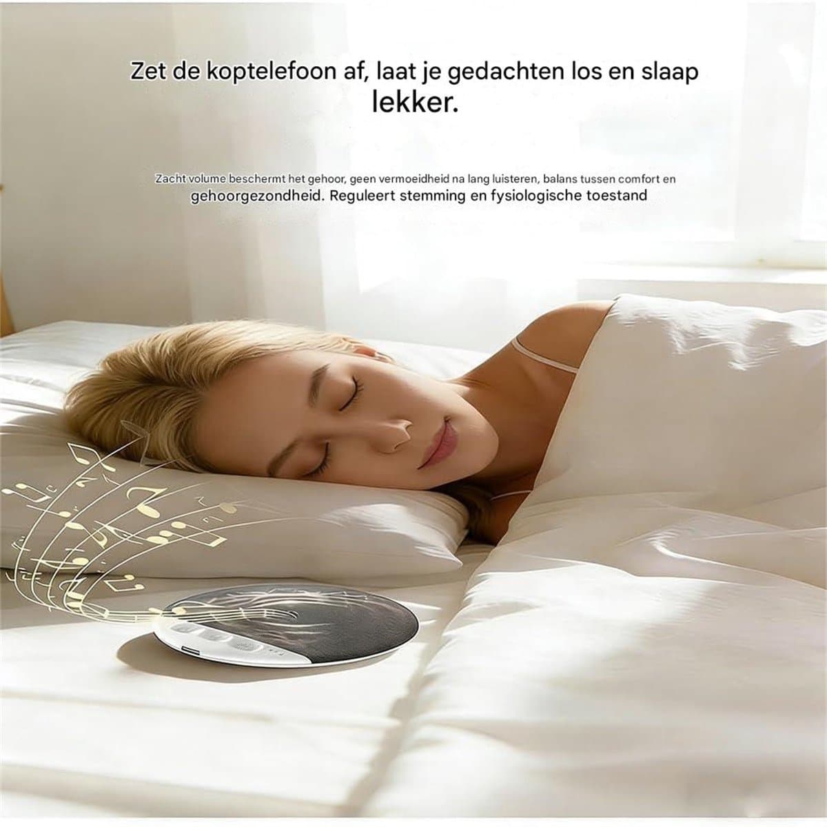 Ynkkvre Ynkkvre Slaapkussenluidspreker: Bluetooth 5.4, witte ruis, timer thumbnail 3