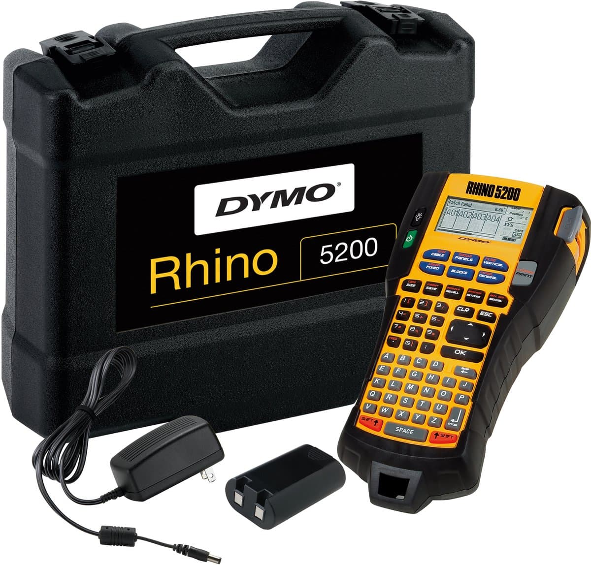 DYMO Rhino 5200: Industriële labelprinter met barcodes
