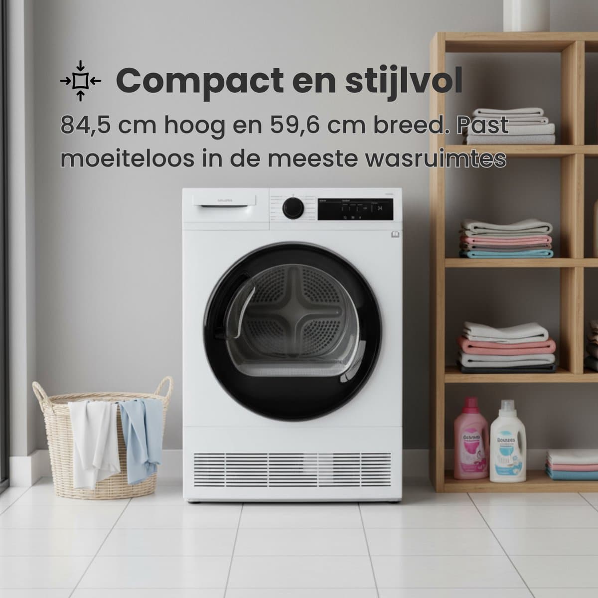 Salora DRYER75B - 7kg Condensdroger thumbnail 3