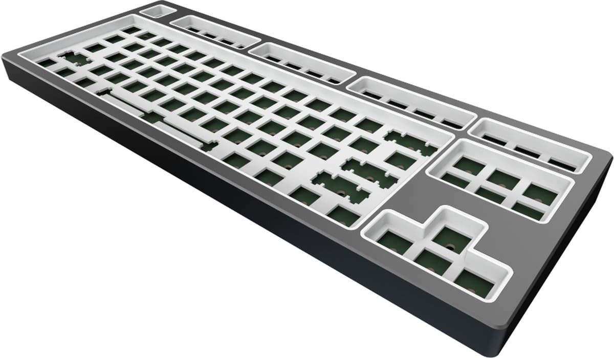 Dark Project - KD87B LTD Aluminum Cloud Grey - Mechanisch Bedraad Toetsenbord - Barebones thumbnail 5
