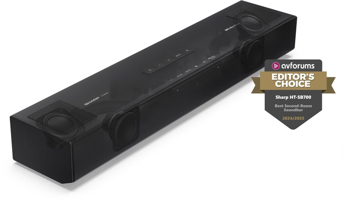 Sharp HT-SB700 2.0.2 soundbar - 140W - compact - Dolby Atmos - bluetooth - zwart thumbnail 2