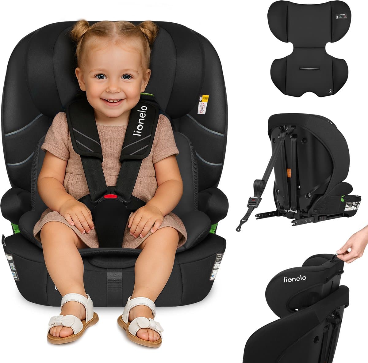 Lionelo Levi Fix i-Size Autostoel 9-36 kg thumbnail 6