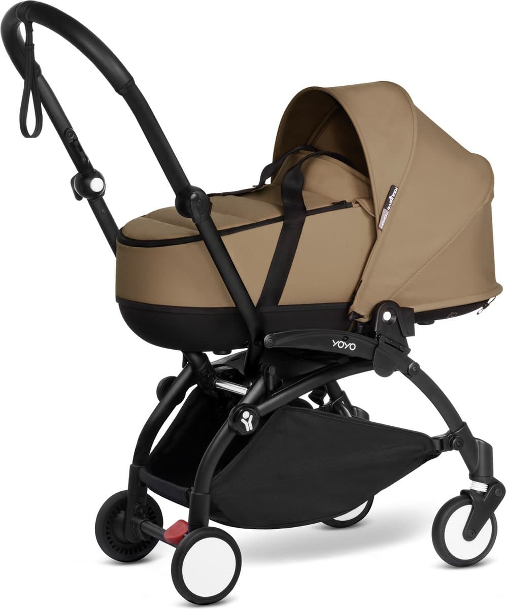 Babyzen YOYO Reiswieg, Toffee - De reiswieg bevat een dikke dubbel matras, ventilerend kuipje & zonnekap - Vereist een YOYO2 frame (apart verkrijgbaar) thumbnail 2