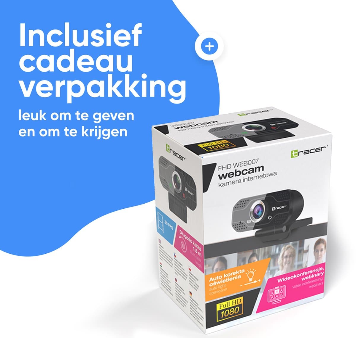 Webcam - Voor pc - Met Microfoon - Full HD thumbnail 8