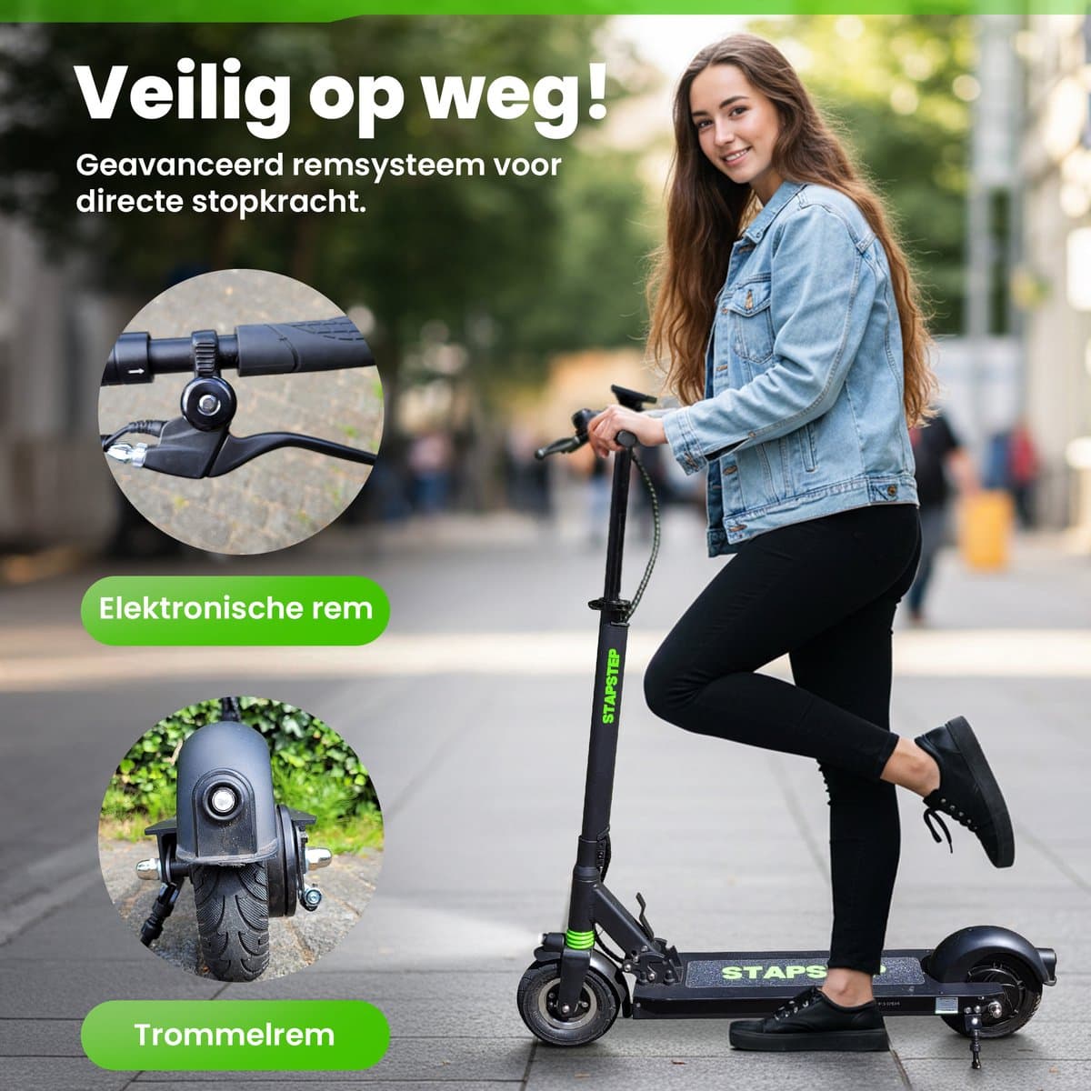 StapStep Pro: 250W, 35km bereik, wettelijk toegestaan thumbnail 3