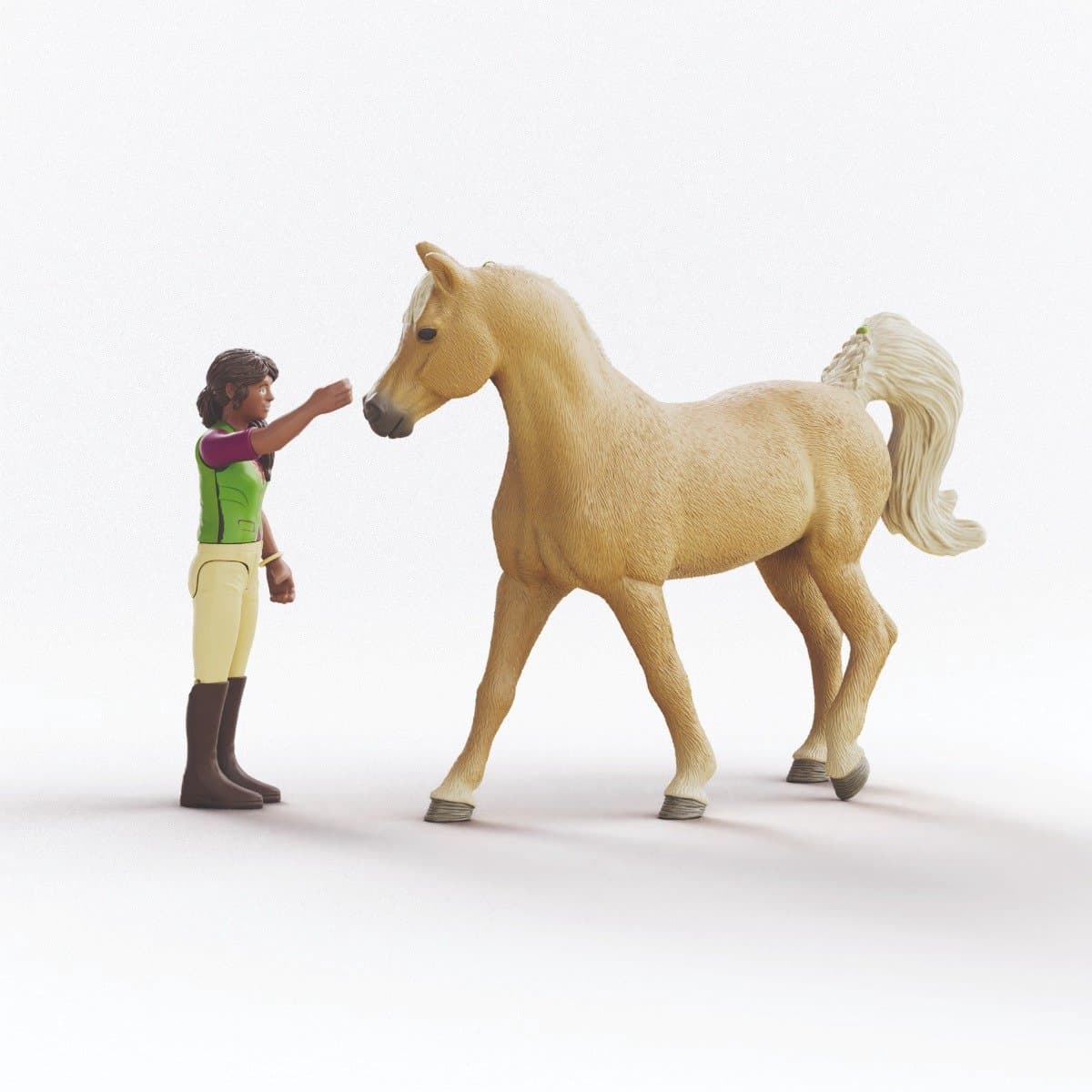 Schleich Horse Club Sarah en Mystery speelfiguur met paard thumbnail 7