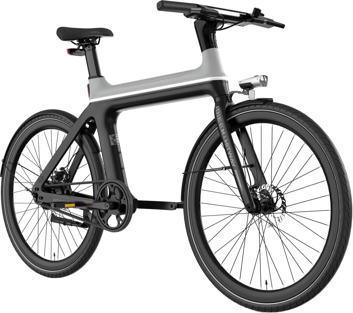 Hitway&Joieem Elektrische Fiets X - Trendy 27.5Inch City Commuter EBike met Afneembare 36V 9.6Ah Lithium Batterij - Intelligente elektrische stadsfiets - APP&NFC - IP54 Waterdicht