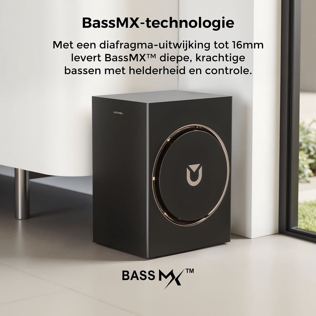 ULTIMEA 5.1.2 Soundbar met Dolby Atmos, 6,5" Subwoofer, App-bediening, Soundbar voor tv, Skywave F40 Boom thumbnail 4