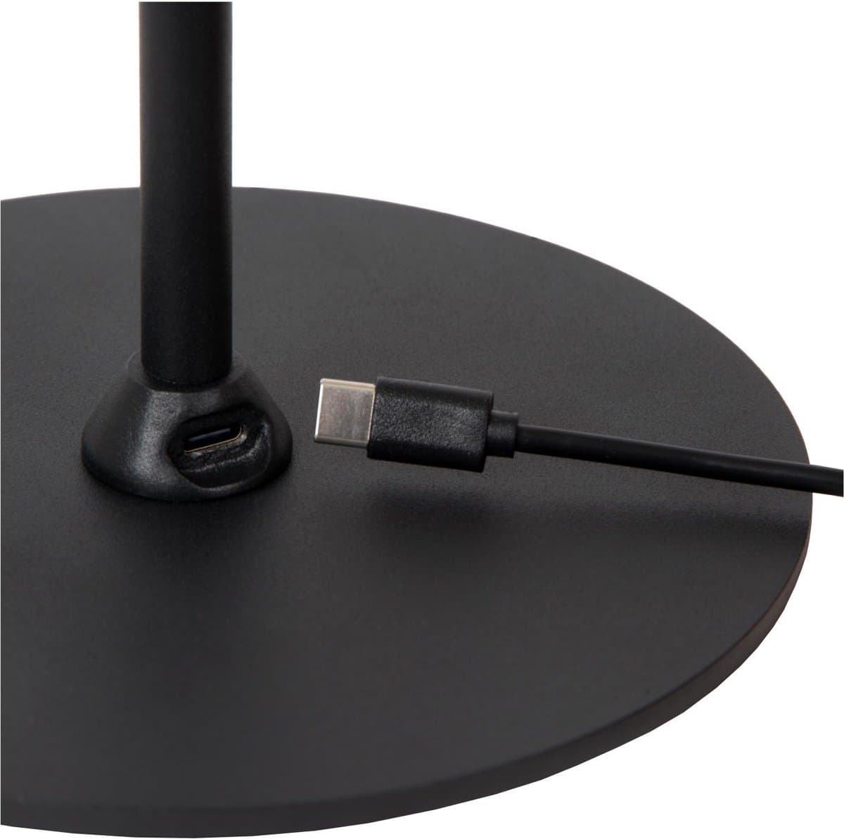 Lucide SKANSKA RECH - Oplaadbare Bureaulamp Binnen/Buiten - Accu/Batterij - LED Dimbaar - CCT - 1x3W 3000K/6000K - IP44 - Grijs ijzer thumbnail 3