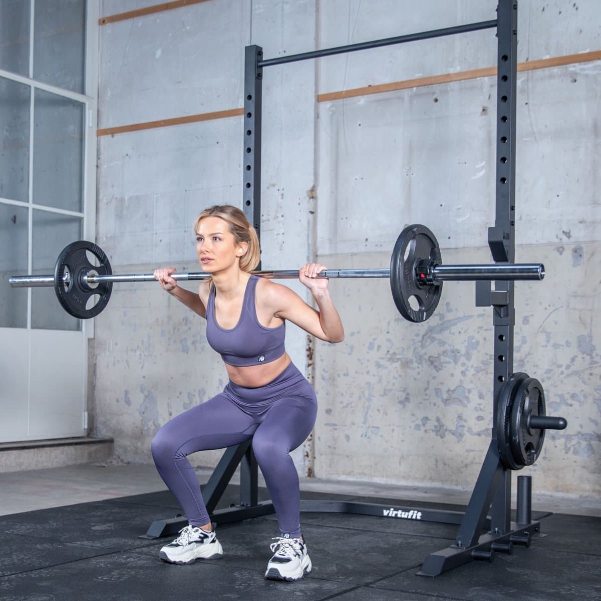 VirtuFit Power Rack - Squatrek Pro - met pull-up bar thumbnail 5