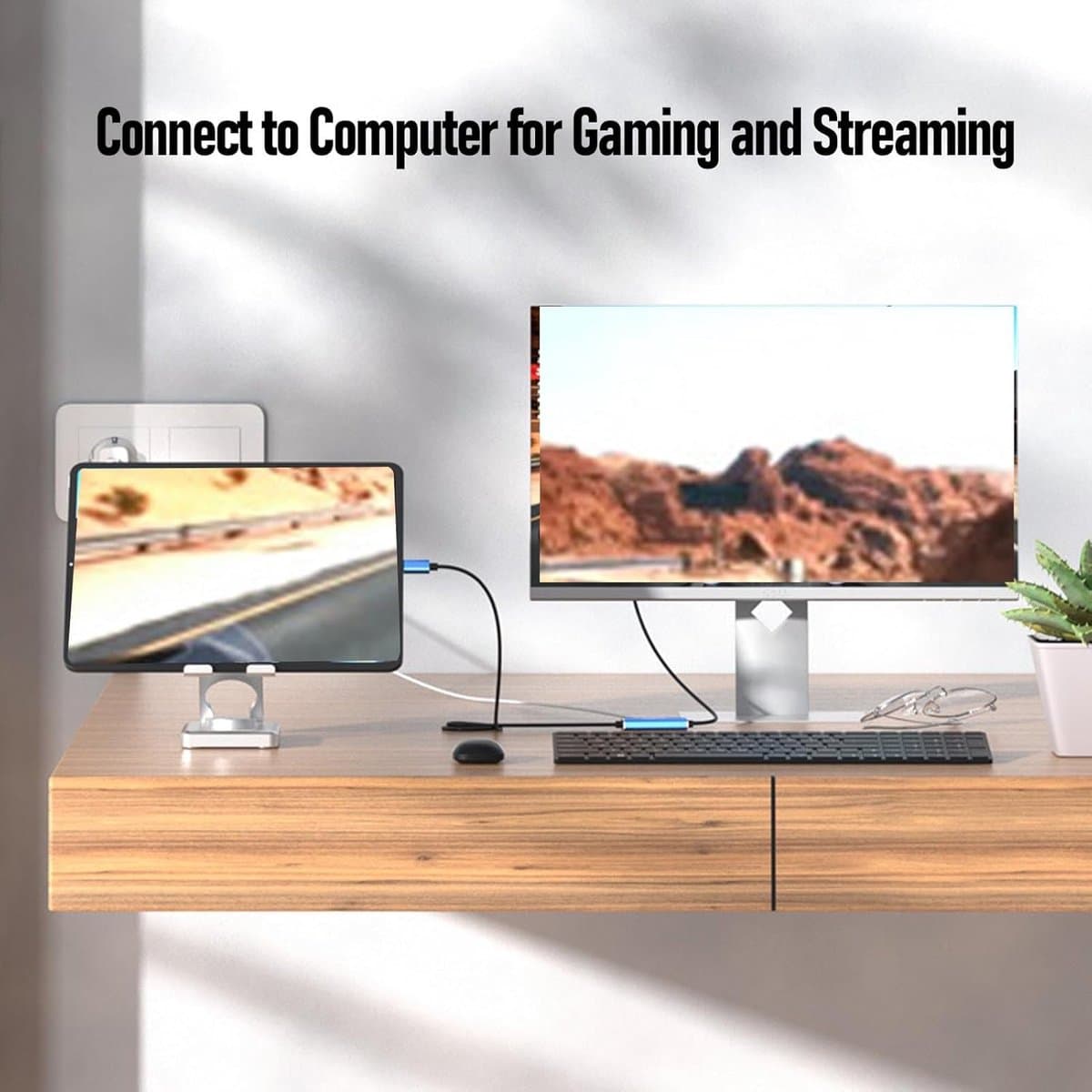 Video Capture Card - Opnamekaart Streamen - Live Gaming Opnames - 100W PD Snel Opladen - 1080p 60fps thumbnail 2