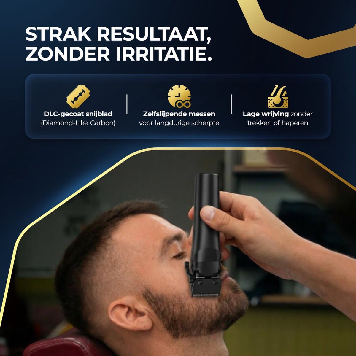 Professionele Draadloze Tondeuse - Beeperfect® - Tondeuse Mannen Hoofdhaar - Haartrimmer - Brushless Motor - Kapper Haar Machine - Haartondeuse - Trimmer Baard - Trimapparaat - Barber Hair Clipper - Kapper Trimmer thumbnail 7