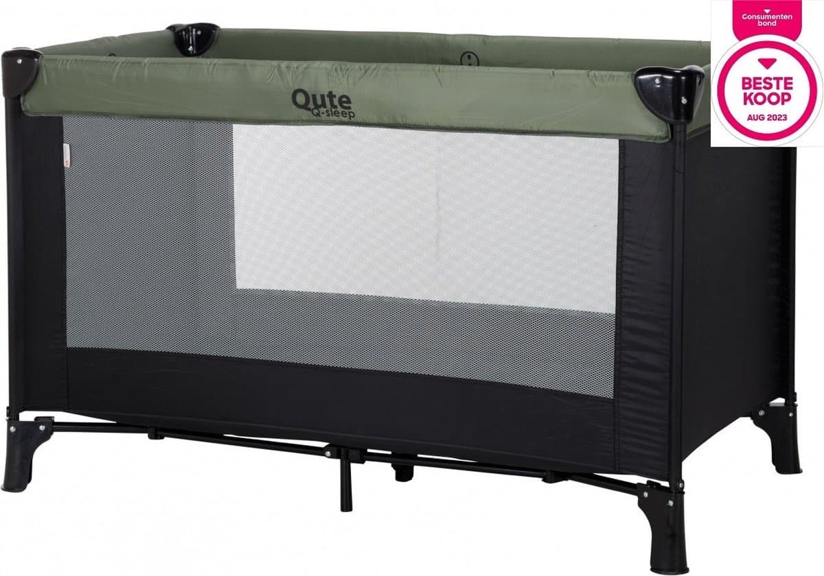 Qute Q-Sleep Campingbedje Olijfgroen / Zwart thumbnail 7