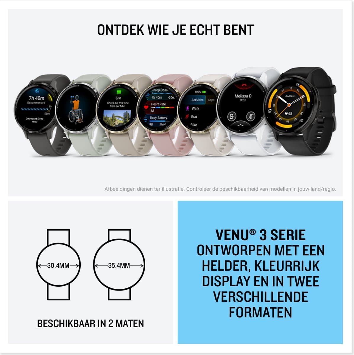 Garmin Venu 3s - Smartwatch - AMOLED-Scherm - 41 mm - French Grey thumbnail 5