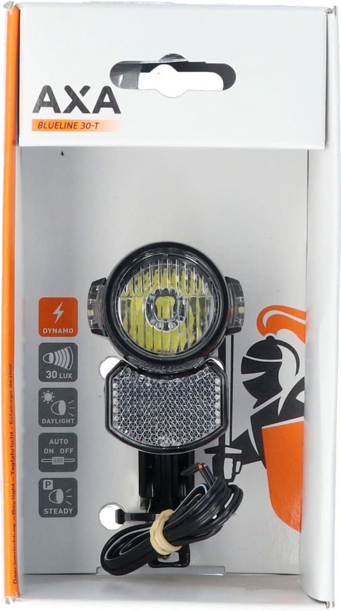 AXA Blueline 30 T - Fietslamp voorlicht - LED Koplamp - Auto On Fietsverlichting â€“ Steady - Dynamo - 30 Lux thumbnail 7