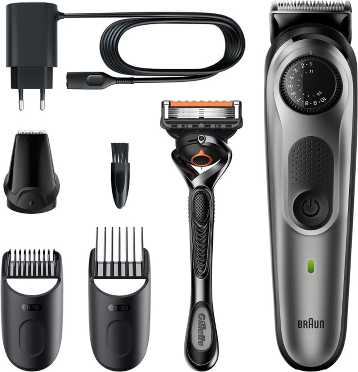 Braun Baardtrimmer Series 5 BT5360 - Trimmer voor Mannen met Extra Gillette Scheermes - 39 Lengte-Instellingen en 100 Minuten Gebruiksduur thumbnail 5
