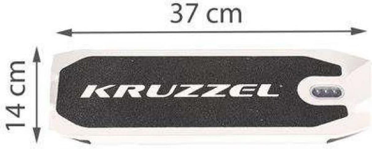 Kruzzel Hyperion City Scooter - Step voor volwassenen - Opvouwbaar - Vering - Schijf rem - 100kg - Autoped - Grote wielen - Wit thumbnail 8