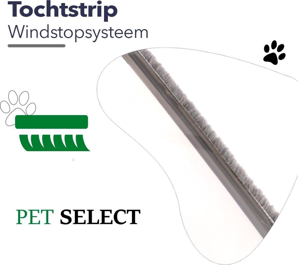Kattenluik Zwart met Tunnel – 4 Vergrendelingsstanden – Weerbestendig - Maat L thumbnail 5