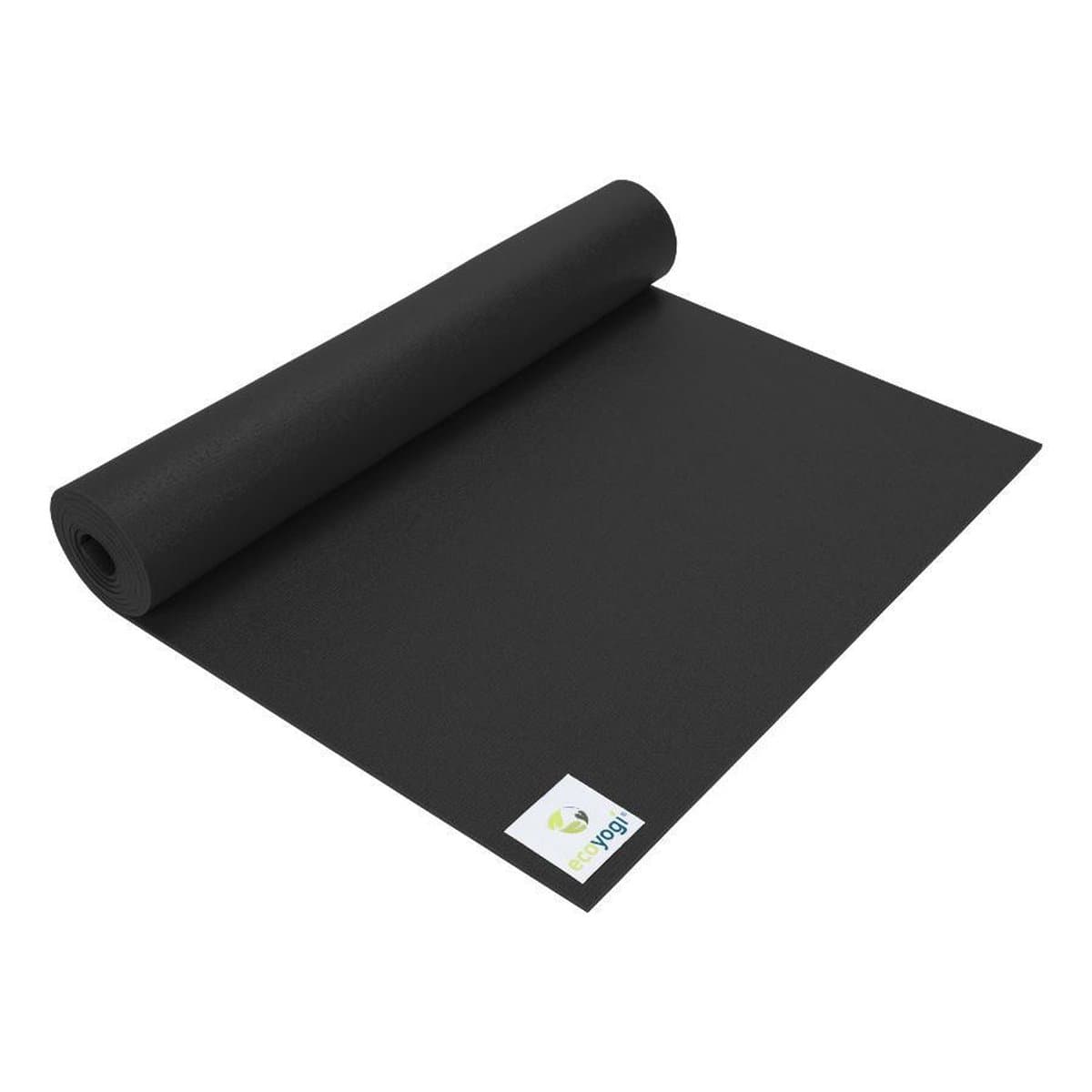 Yogamat Studio PVC extra lang en breed Zwart - Ecoyogi – 200 x 80 cm – dikte 4,5 mm – Ökotex certificaat thumbnail 3