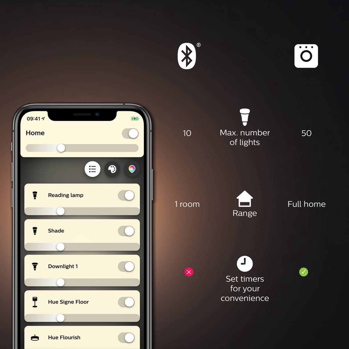 Philips Hue GU10 Starterspakket - 4 Lampen met Bridge thumbnail 8