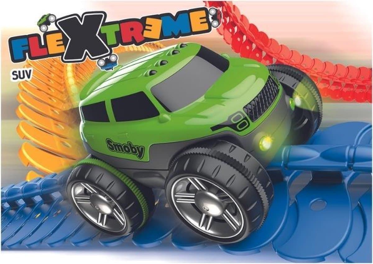 Smoby FleXtreme SUV racewagen met lichteffecten en uitwisselbare carrosserie thumbnail 7