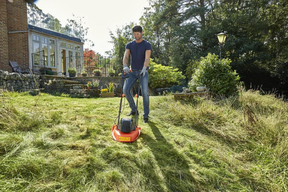 BLACK+DECKER 1200W Zweefmaaier Hovermaaier 30cm maaibreedte - BEMWH551-QS thumbnail 7