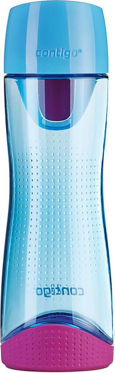 Contigo Swish Autoseal drinkfles kinderen, waterfles vrij van schadelijke stoffen & BPA, 100% lekvrij, vaatwasserbestendig, ideaal voor kinderdagverblijf, kleuterschool, school en sport, 500ml | Sky Blue thumbnail 4