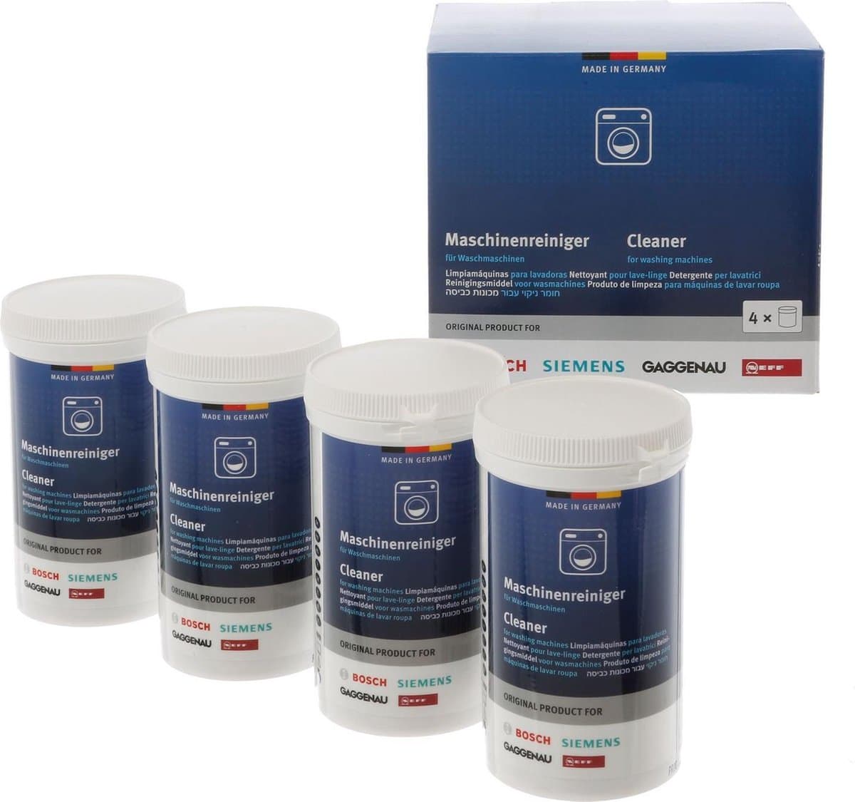 Bosch/Siemens Wasmachine reiniger - 4x200g, geurverlichtend thumbnail 2