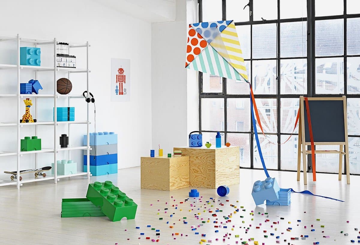 Room Copenhagen LEGO Storage Brick 2 Groen - Stapelbare opbergdoos thumbnail 8