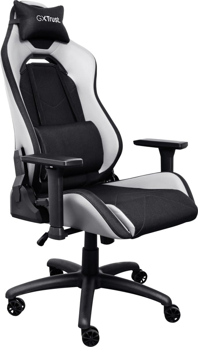 Trust GXT 714W Ruya - Gaming Stoel - Gamingstoel - Bureaustoel - Verstelbaar - Gamestoel - Gaming Chair - Wit
