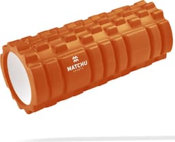 Productfoto van Matchu Sports - Foam roller - Foamroller - Bindweefselmassage - Massage roller - 33 cm - Hard - Oranje