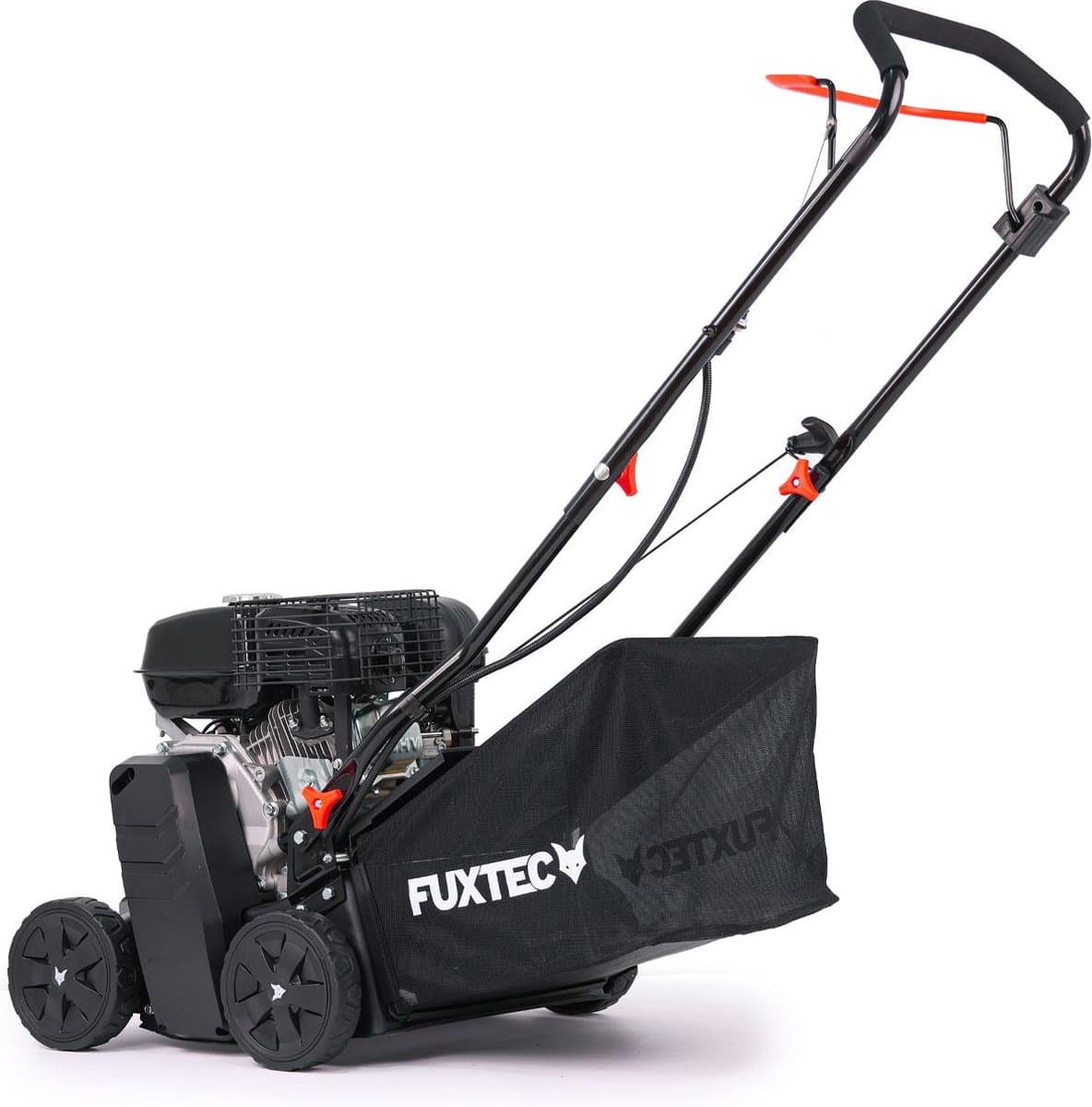 FUXTEC Benzine Verticuteermachine FX-BV240ECO – 4-Takt Motor 4,1 kW (212cc) – 400 mm Werkbreedte – 15 Messen – Centrale Diepte-instelling -15 tot +5 mm – 40L Opvangbak thumbnail 8