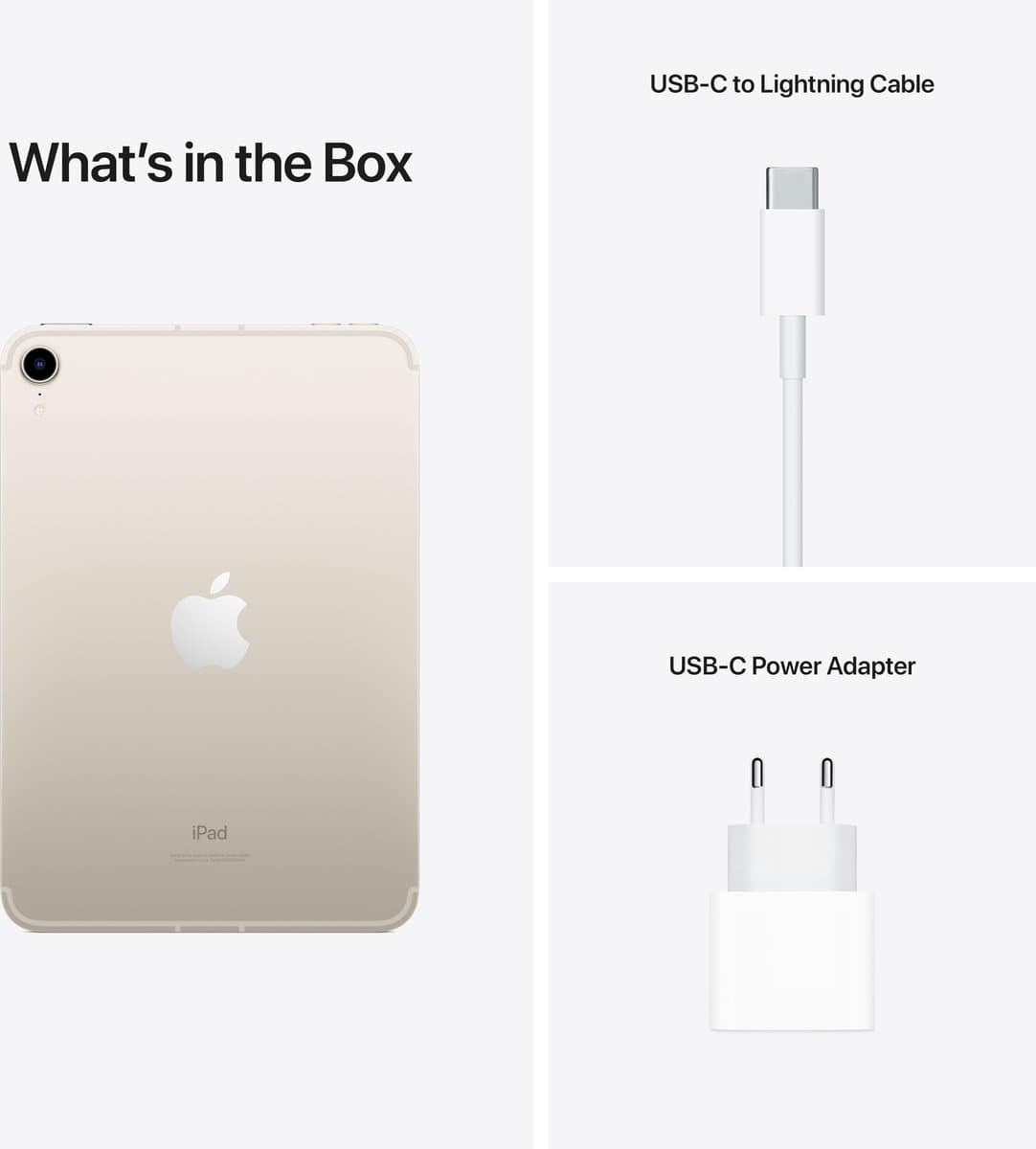 Apple iPad mini 6 (2021) 8.3" WiFi+5G 64GB Sterrenlicht thumbnail 6